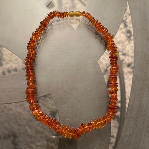 Amber Beaded Necklace